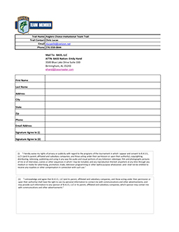 B.A.S.S. Team Form 2021