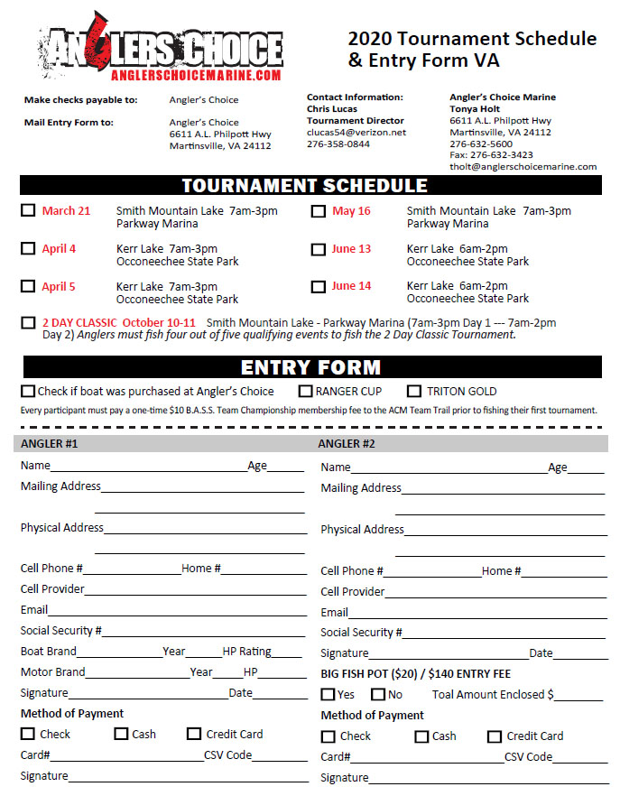 VIRGINIA Entry Form 2021